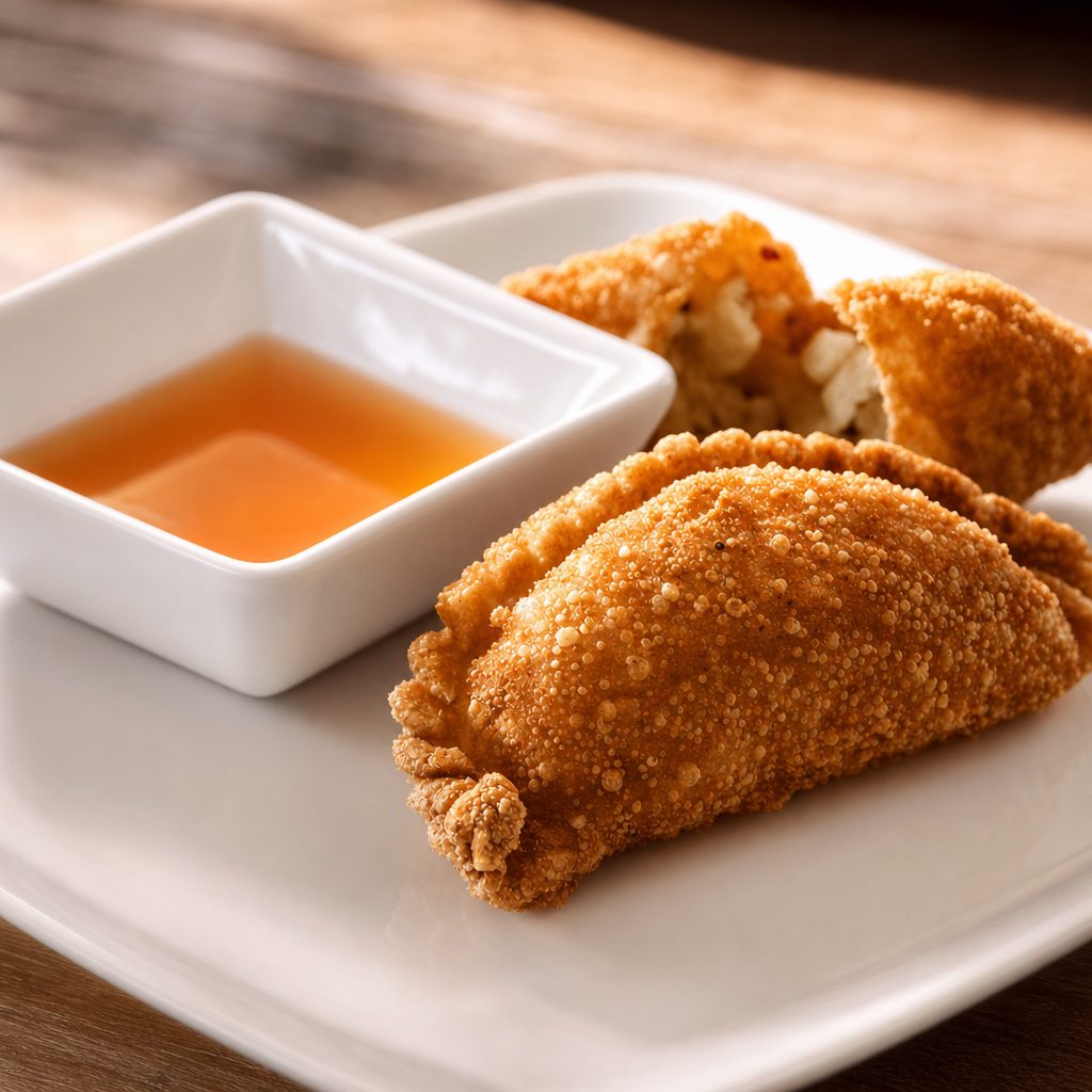 Fried Pork Dumplings.